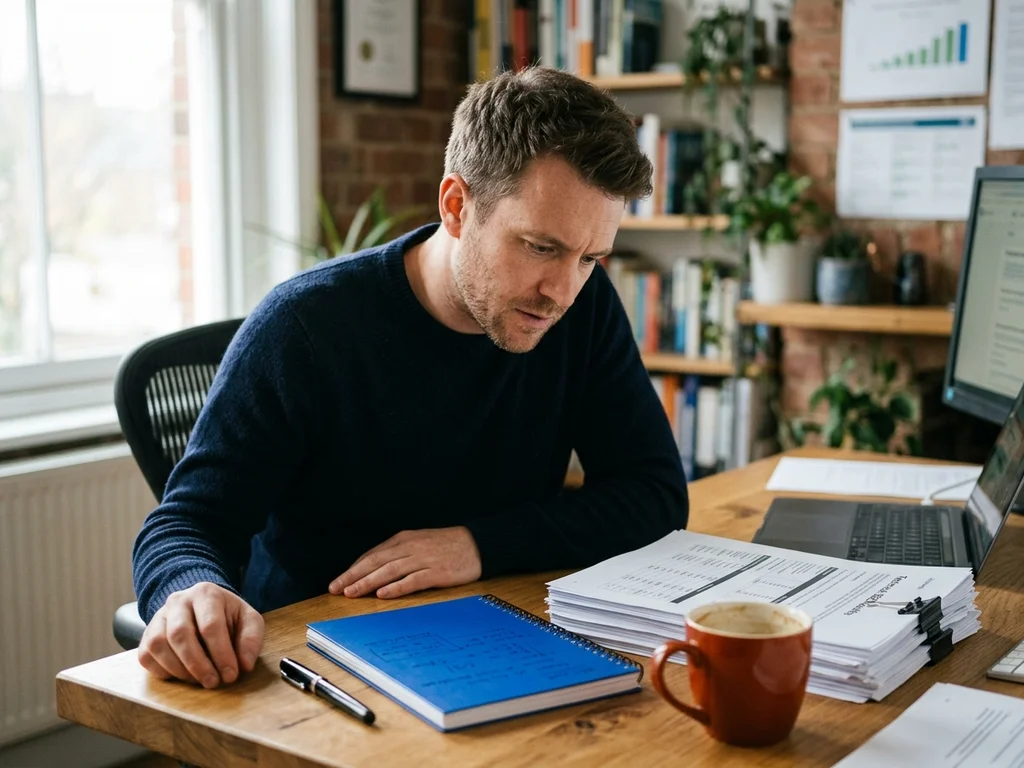 Consultant SEO analysant des rapports à Bobigny pour améliorer le positionnement web d'une entreprise.